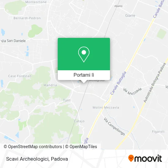 Mappa Scavi Archeologici