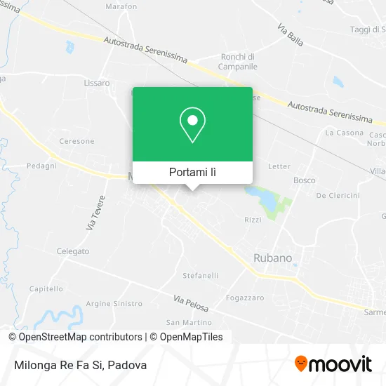 Mappa Milonga Re Fa Si