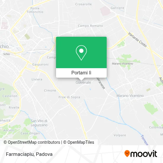 Mappa Farmaciapiu