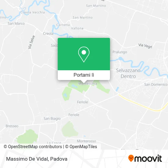 Mappa Massimo De Vidal