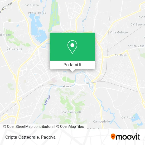Mappa Cripta Cattedrale