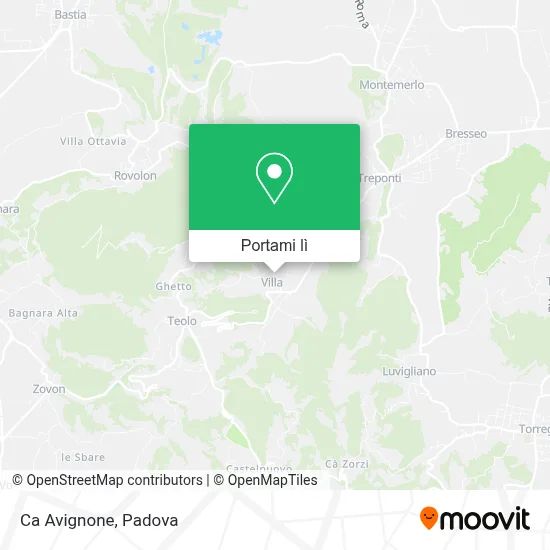 Mappa Ca Avignone