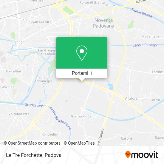 Mappa Le Tre Forchette