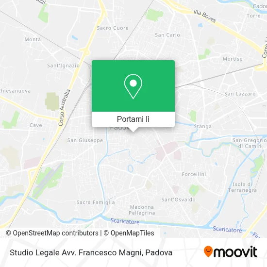 Mappa Studio Legale Avv. Francesco Magni