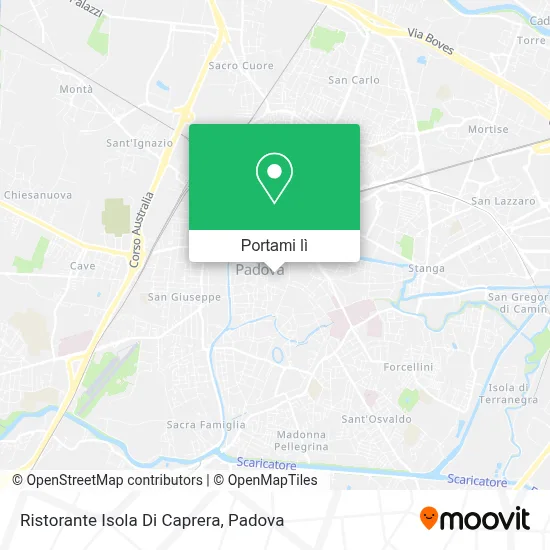 Mappa Ristorante Isola Di Caprera