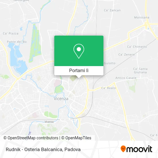 Mappa Rudnik - Osteria Balcanica