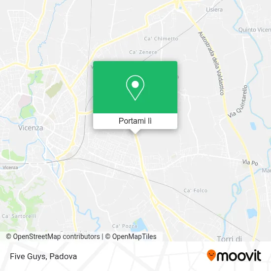 Mappa Five Guys