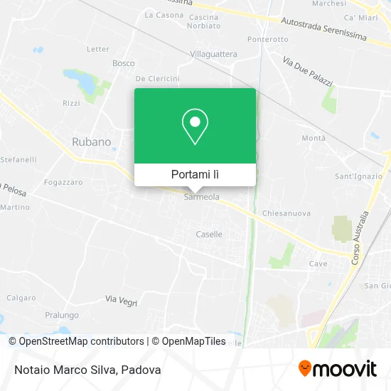 Mappa Notaio Marco Silva