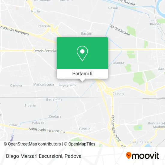 Mappa Diego Merzari Escursioni