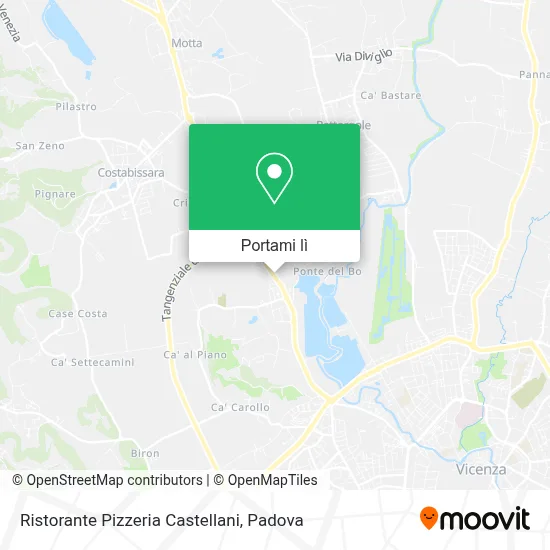 Mappa Ristorante Pizzeria Castellani