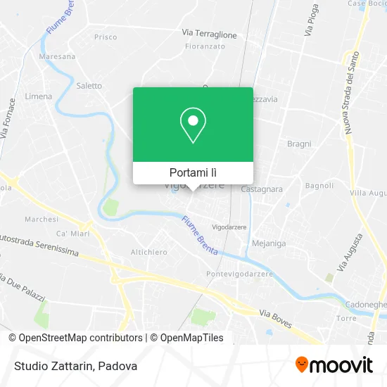Mappa Studio Zattarin