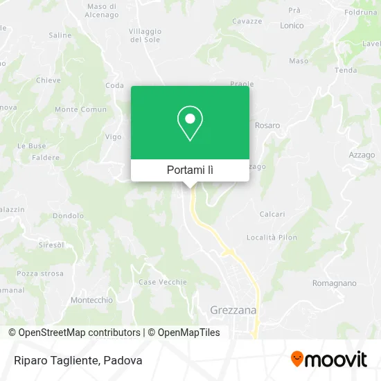 Mappa Riparo Tagliente