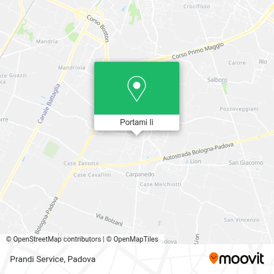 Mappa Prandi Service