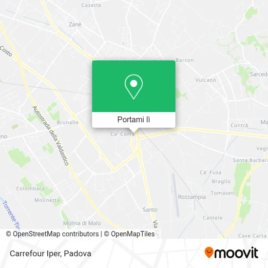 Mappa Carrefour Iper