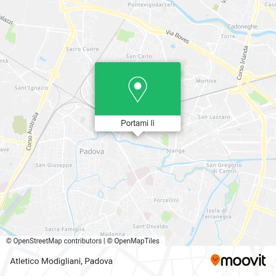 Mappa Atletico Modigliani