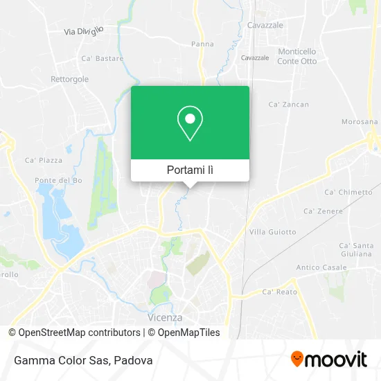 Mappa Gamma Color Sas