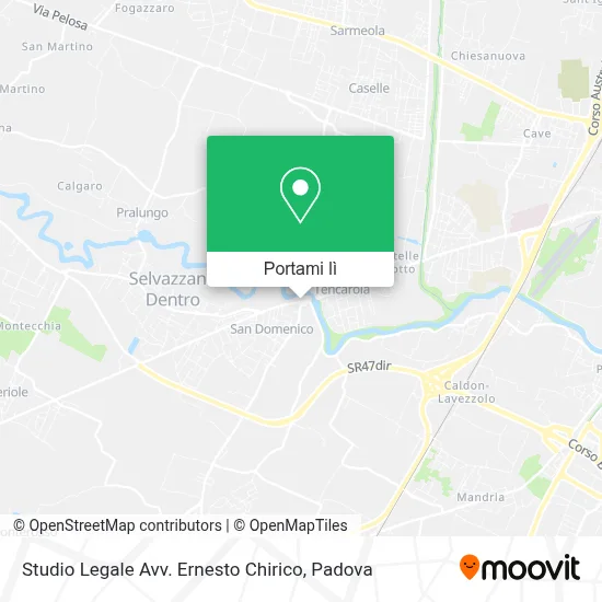 Mappa Studio Legale Avv. Ernesto Chirico