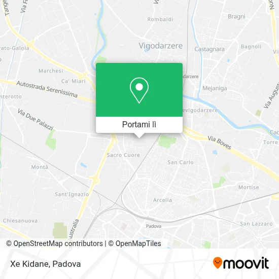 Mappa Xe Kidane