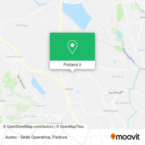 Mappa Autec - Sede Operativa