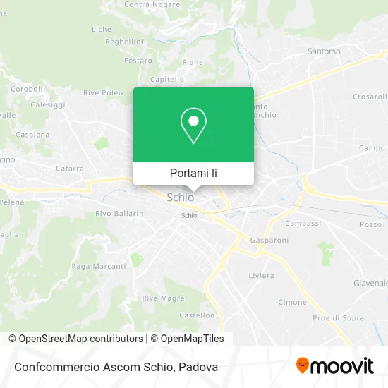 Mappa Confcommercio Ascom Schio