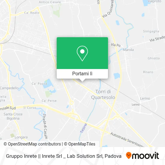 Mappa Gruppo Inrete || Inrete Srl _ Lab Solution Srl