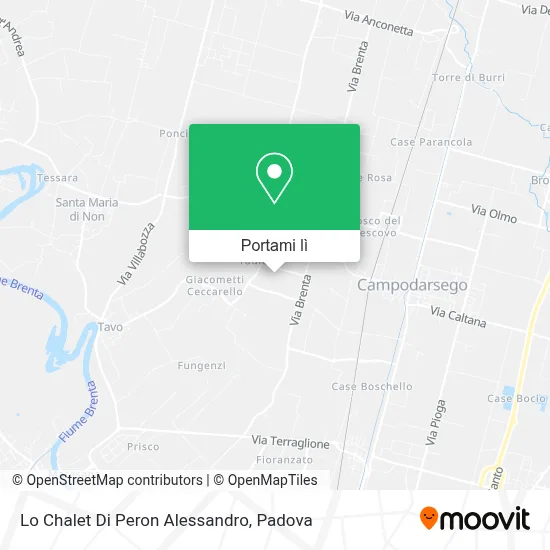 Mappa Lo Chalet Di Peron Alessandro