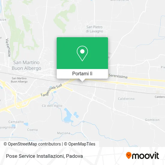 Mappa Pose Service Installazioni