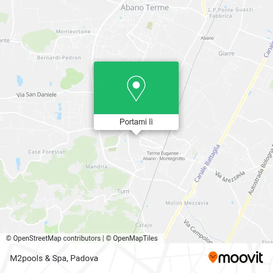 Mappa M2pools & Spa
