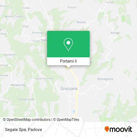 Mappa Segala Spa