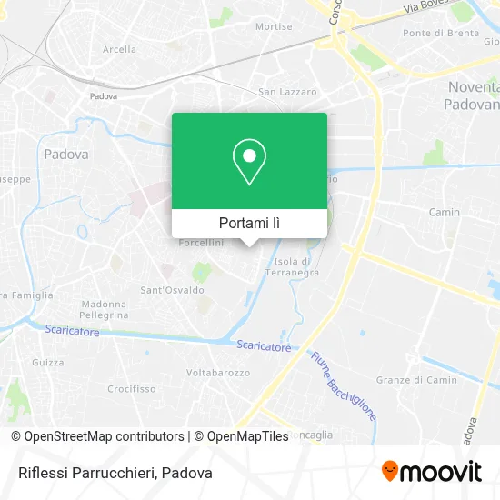 Mappa Riflessi Parrucchieri