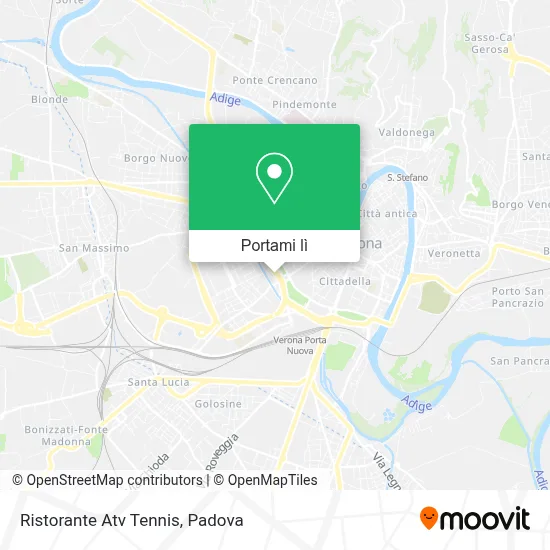Mappa Ristorante Atv Tennis