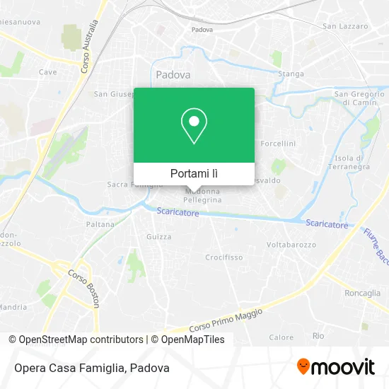 Mappa Opera Casa Famiglia