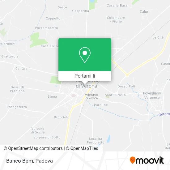 Mappa Banco Bpm
