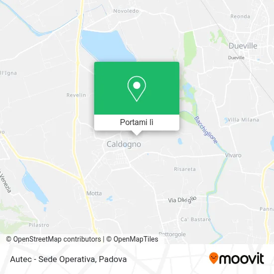 Mappa Autec - Sede Operativa