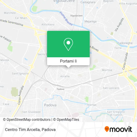Mappa Centro Tim Arcella
