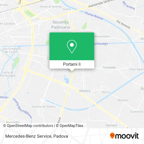Mappa Mercedes-Benz Service