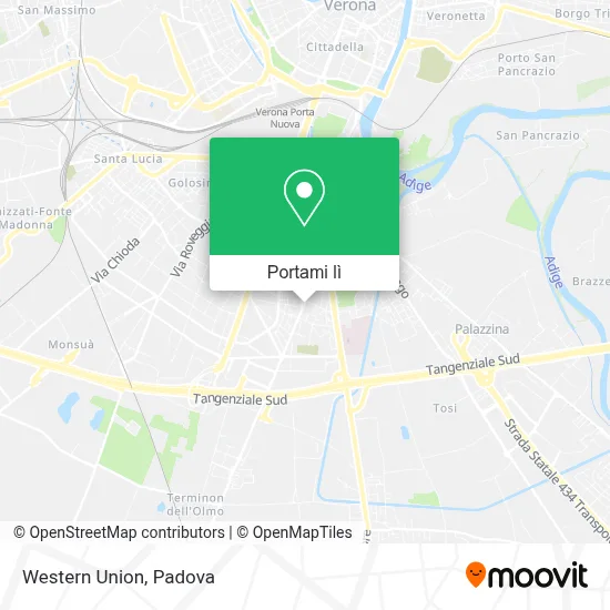 Mappa Western Union