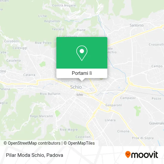 Mappa Pilar Moda Schio