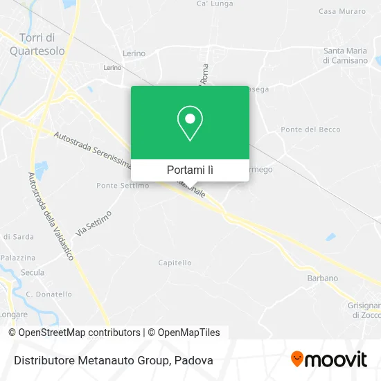 Mappa Distributore Metanauto Group