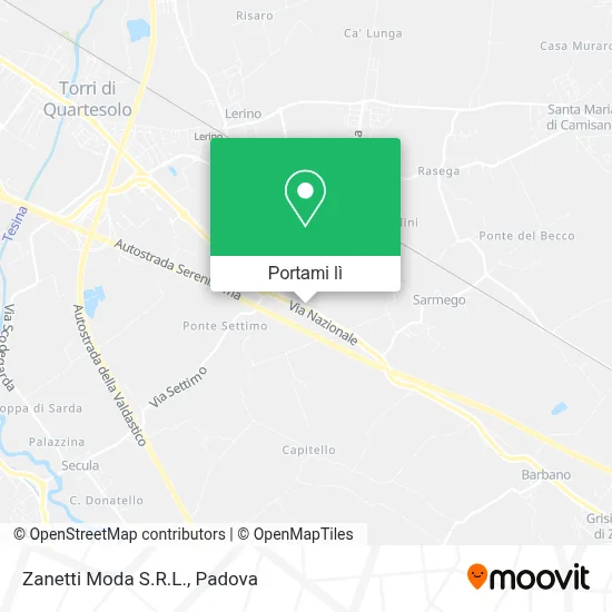 Mappa Zanetti Moda S.R.L.