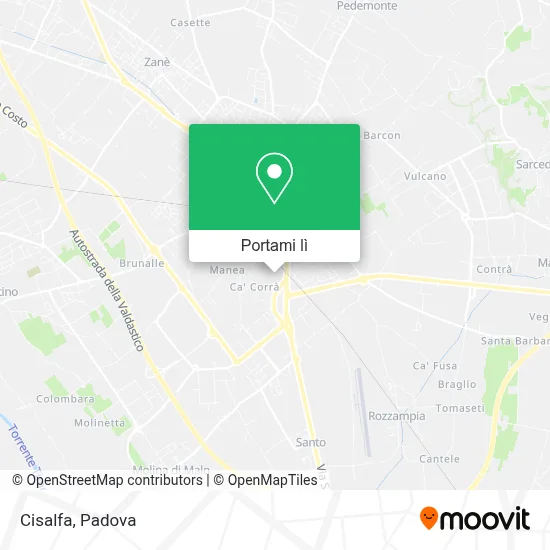Mappa Cisalfa