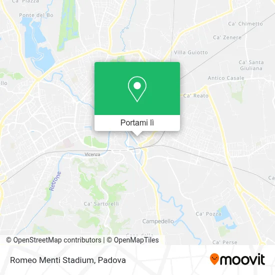 Mappa Romeo Menti Stadium