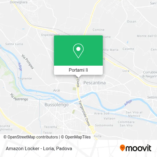 Mappa Amazon Locker - Loria