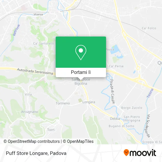 Mappa Puff Store  Longare