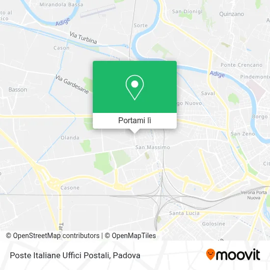 Mappa Poste Italiane Uffici Postali