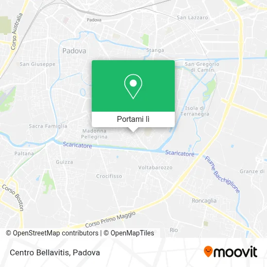 Mappa Centro Bellavitis