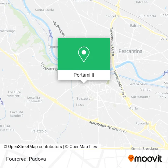 Mappa Fourcrea