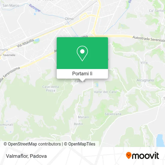 Mappa Valmaflor