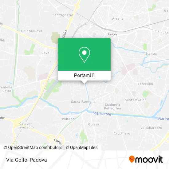 Mappa Via Goito