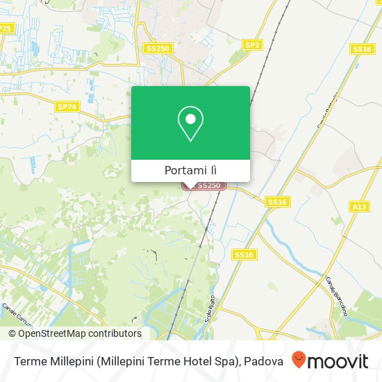 Mappa Terme Millepini (Millepini Terme Hotel Spa)